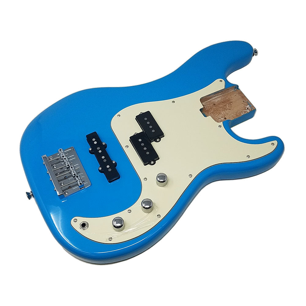 Allen Eden Guitars Electric Bass Loaded Body Robins Egg Blue