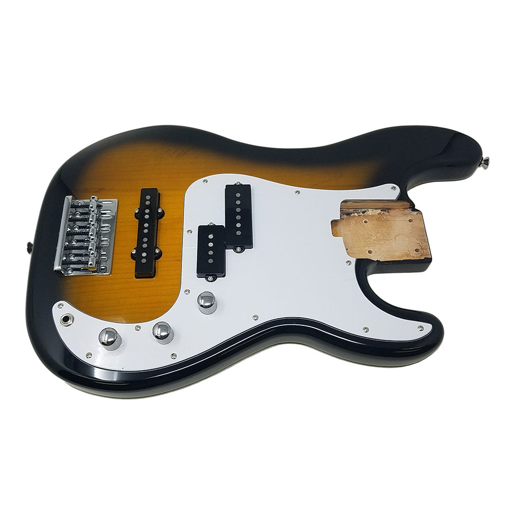 Allen Eden Guitars 5-String Electric Bass Guitar Body Tobacco Burst