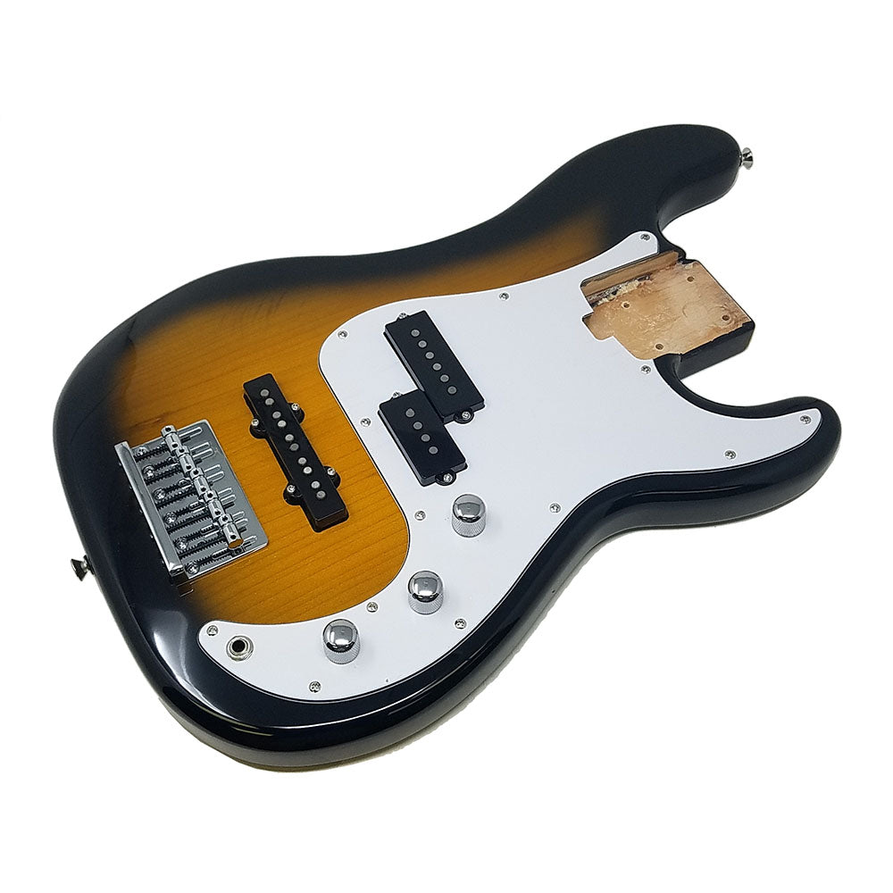Allen Eden Guitars 5-String Electric Bass Guitar Body Tobacco Burst