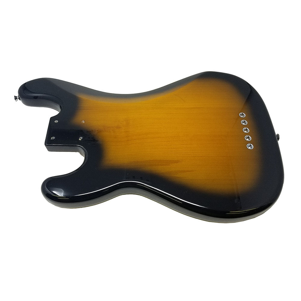 Allen Eden 5 String Jazz Bass Guitar Body in Tobacco Burst