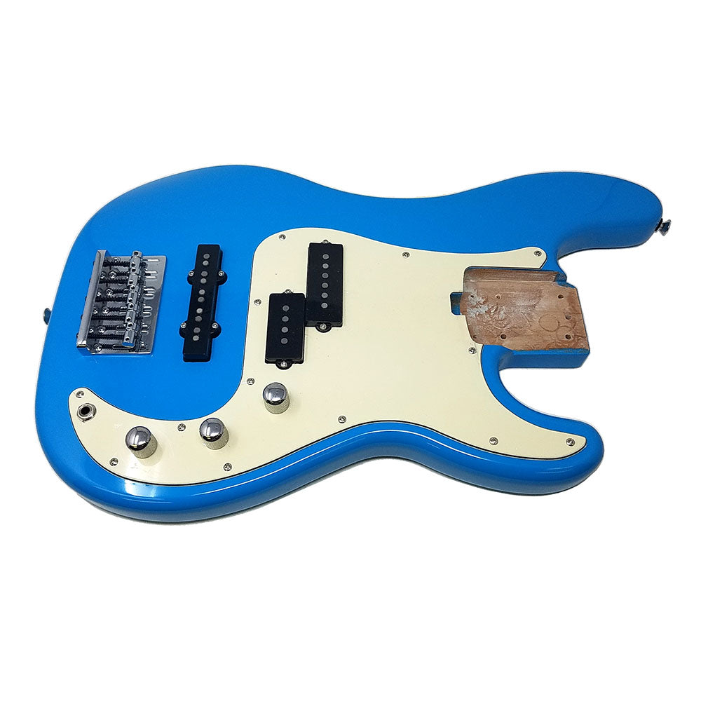 Allen Eden Guitars 5-String Electric Bass Guitar Body Robin's Egg Blue
