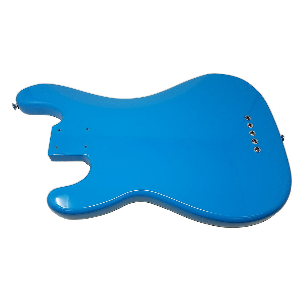 Allen Eden 5 String Jazz Bass Body Robin's Egg Blue | Alder Loaded with 3 Ply Pickguard