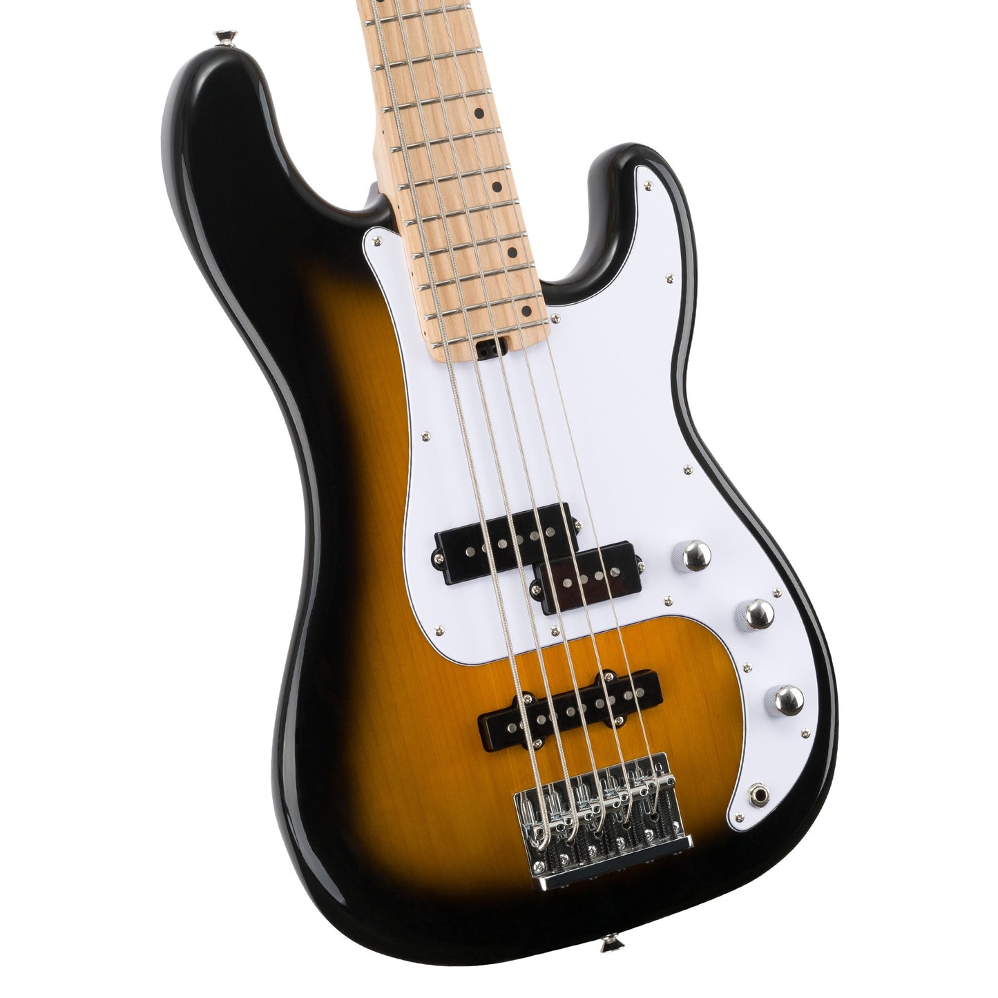 Allen Eden Guitars Celeste V Electric Bass Guitar Tobacco Burst