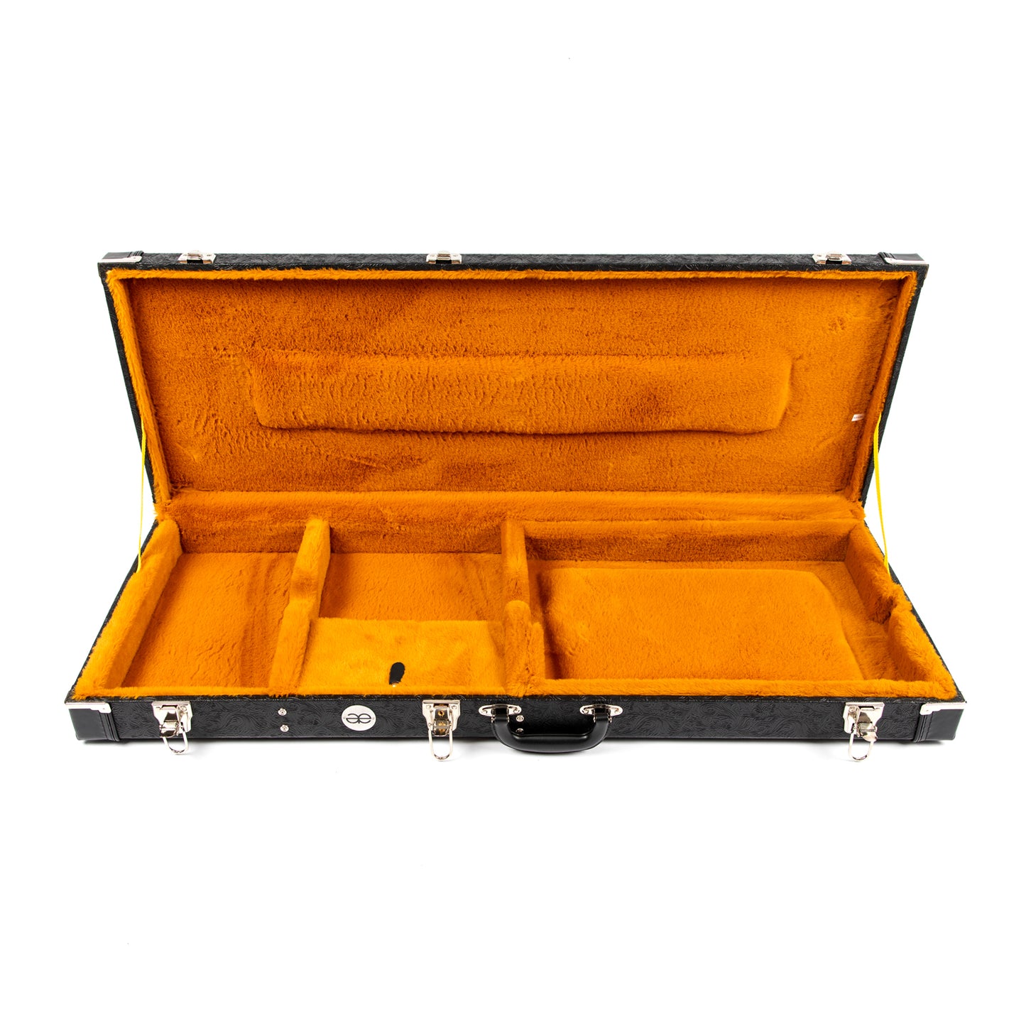 Allen Eden Paisley Embossed Tolex Hard Shell Guitar Case for Strat / Tele Styles