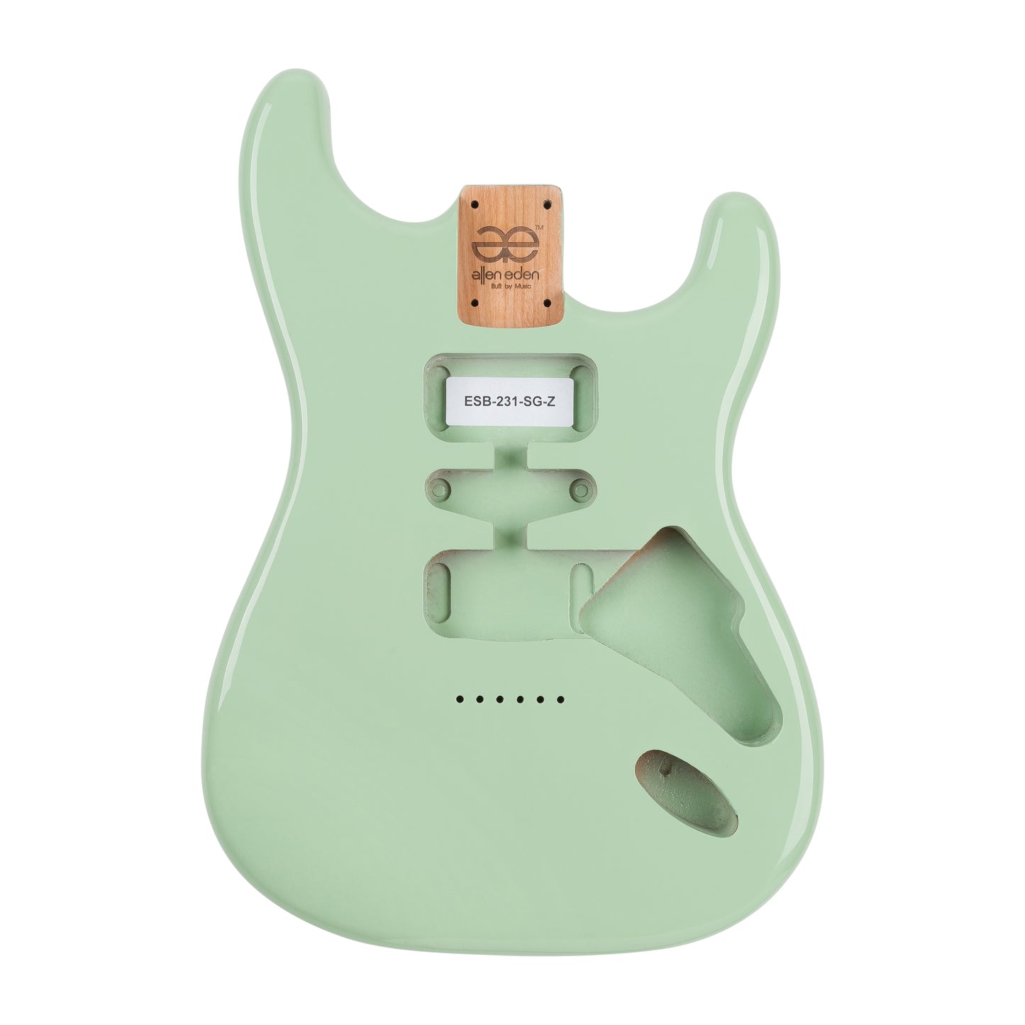 AE Guitars® S-Style Alder Replacement Guitar Body Surf Green
