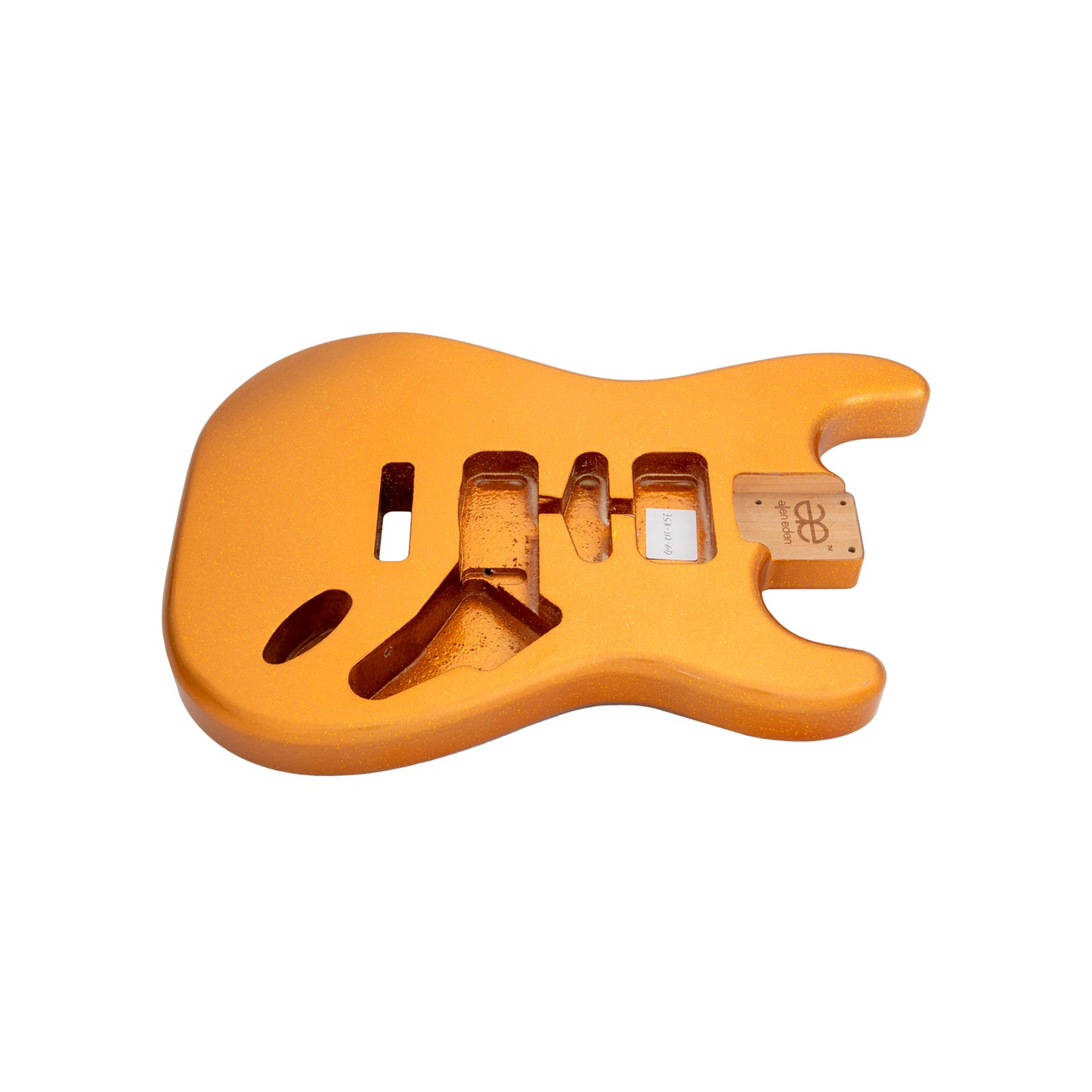 AE Guitars® S-Style Alder Replacement Guitar Body Gold Sparkle