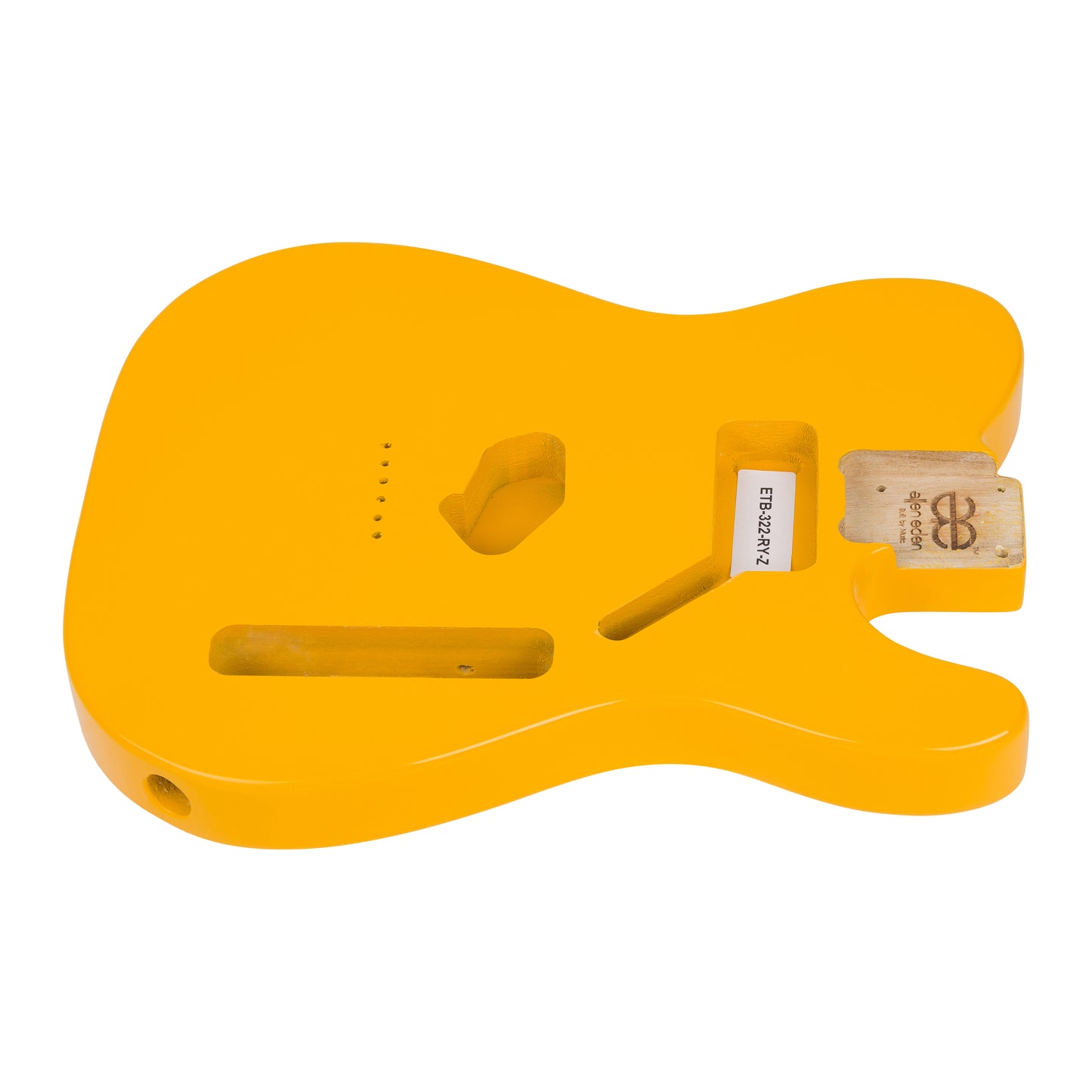 AE Guitars® T-Style Paulownia Replacement Guitar Body Royal Yellow