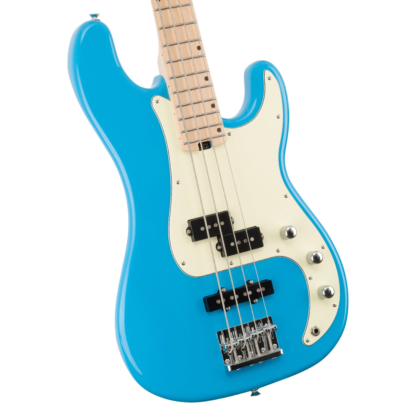 Allen Eden Guitars Nova IV Electric Bass Guitar Robbin's Egg Blue