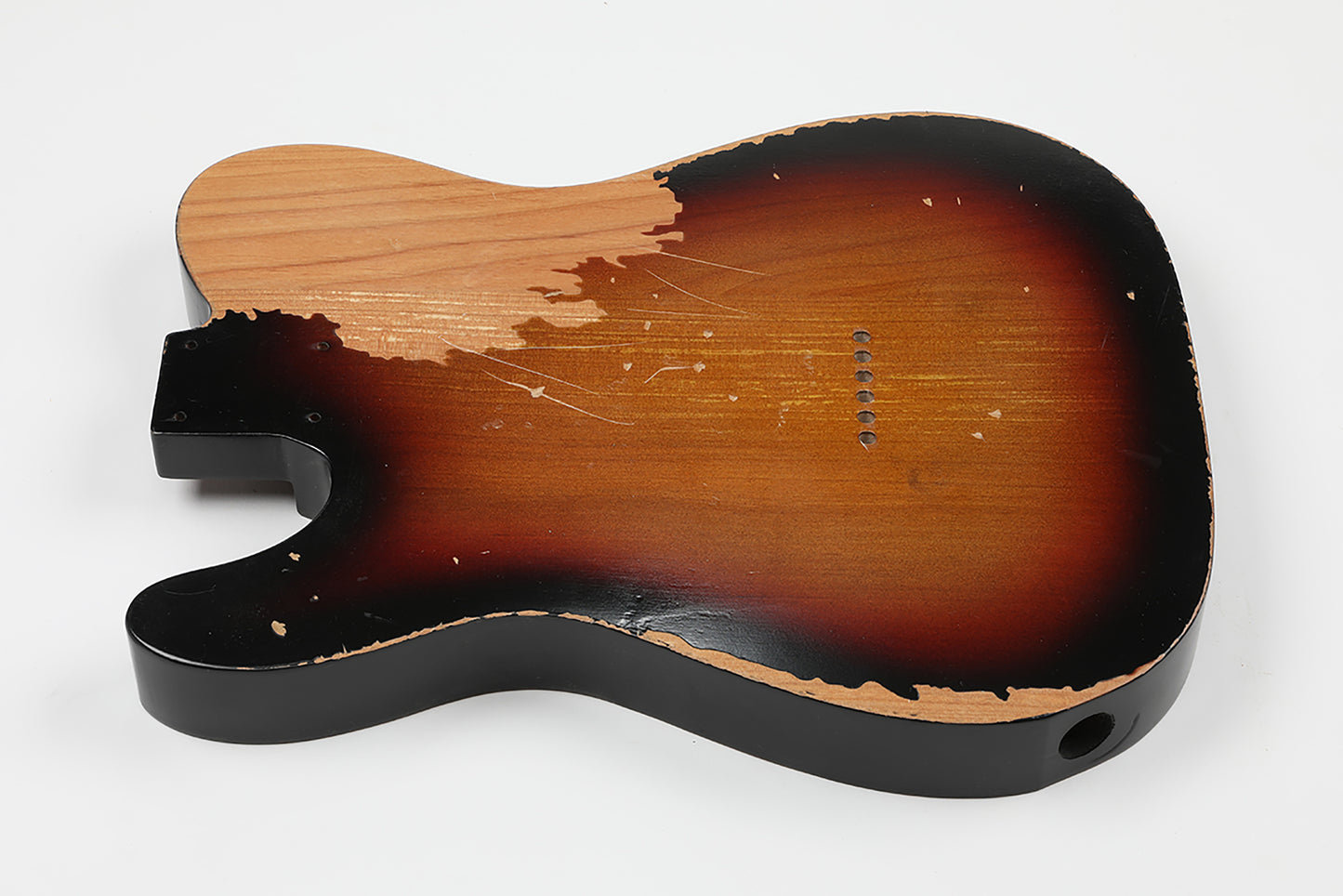 AE Guitars® T-Style Alder Replacement Guitar Body Relic Nitro Top Sunburst