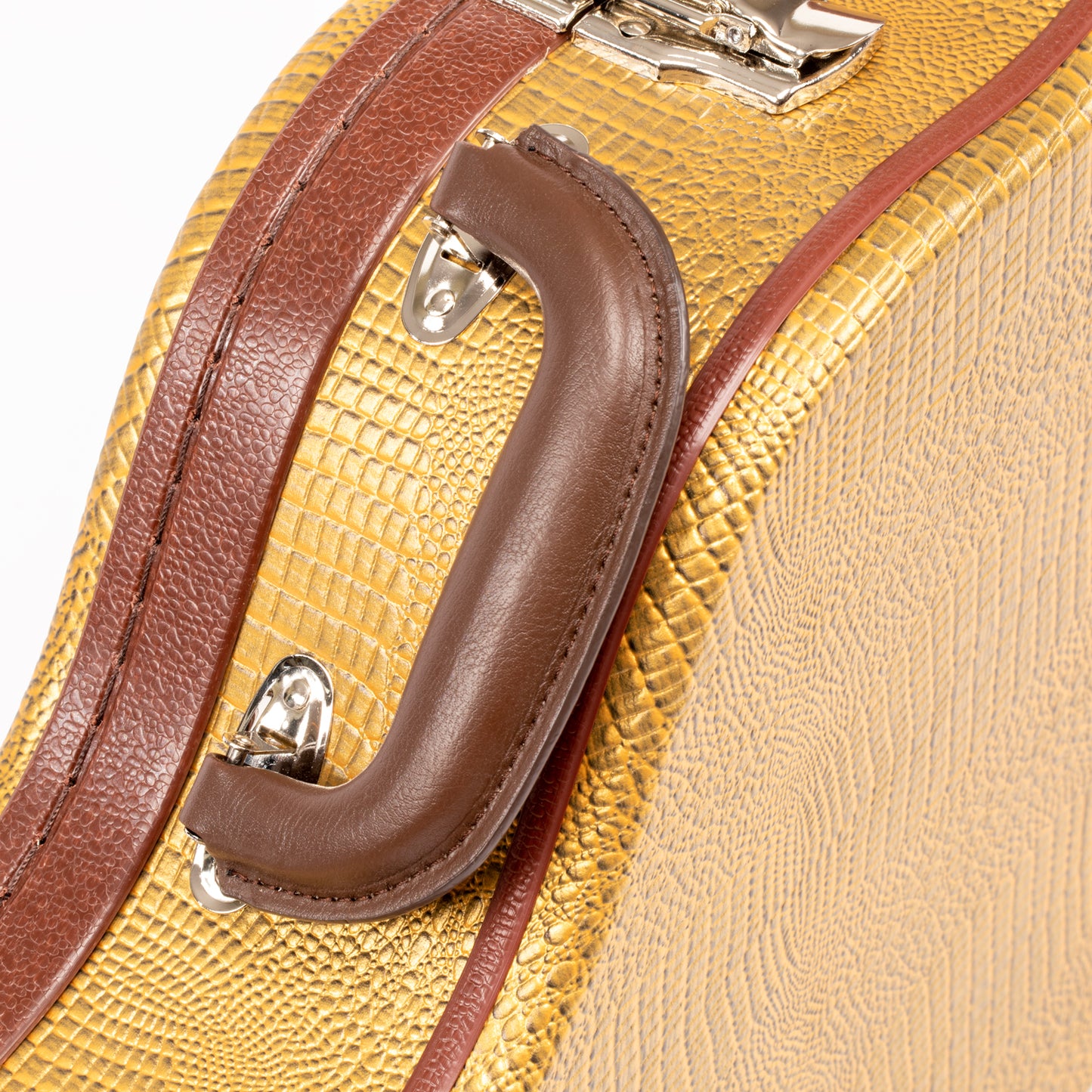 Allen Eden Alligator Leather Case w/ Leopard Interior for ES-335 Styles