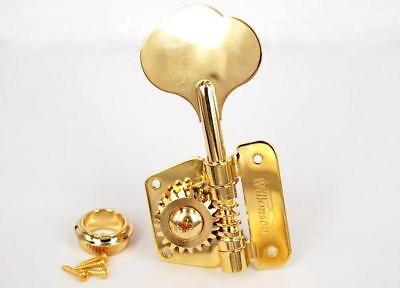 Wilkinson Open Frame Bass Tuner Tuning Peg Gold Left Handed
