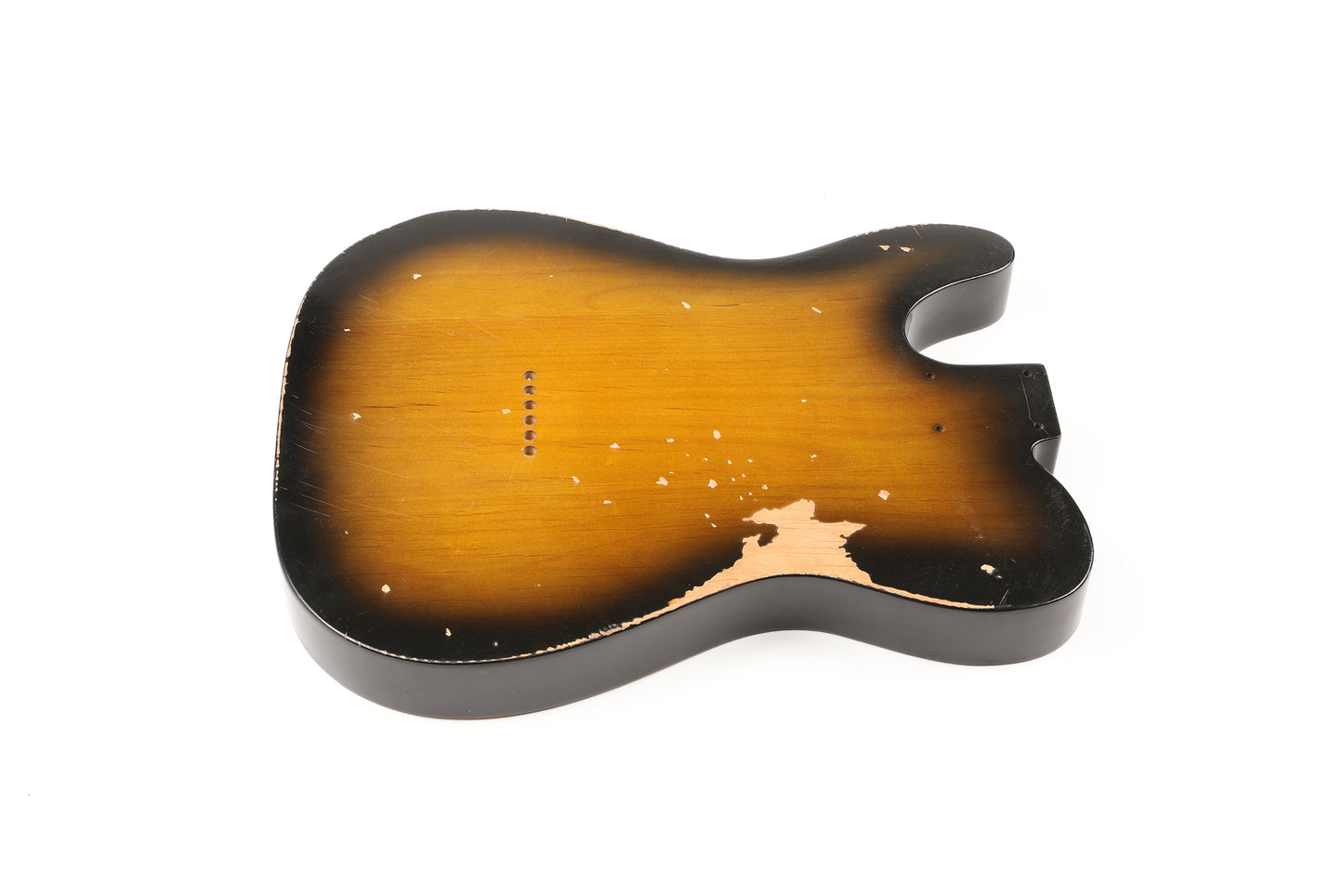AE Guitars® T-Style Alder Replacement Guitar Body Relic Nitro Top Sunburst