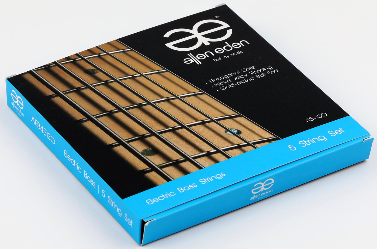 Allen Eden Electric Bass Strings 5 String 45-130