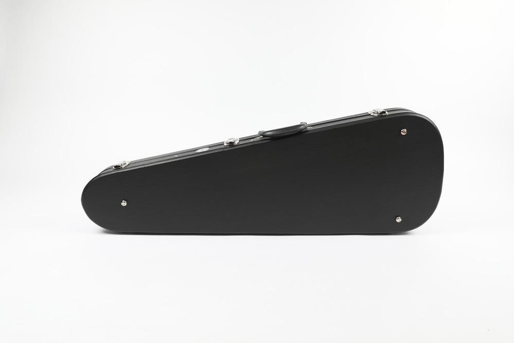 Teardrop Black Tolex Case w/ Burgundy Soft Plush for Strat/Tele Styles
