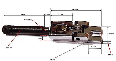 Tremolo Bridge Saddles Black