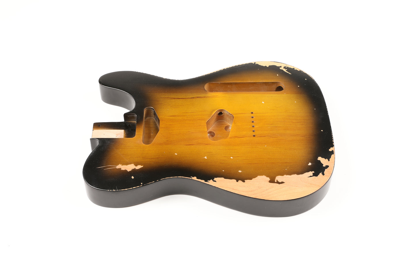 AE Guitars® T-Style Alder Replacement Guitar Body Relic Nitro Top Sunburst