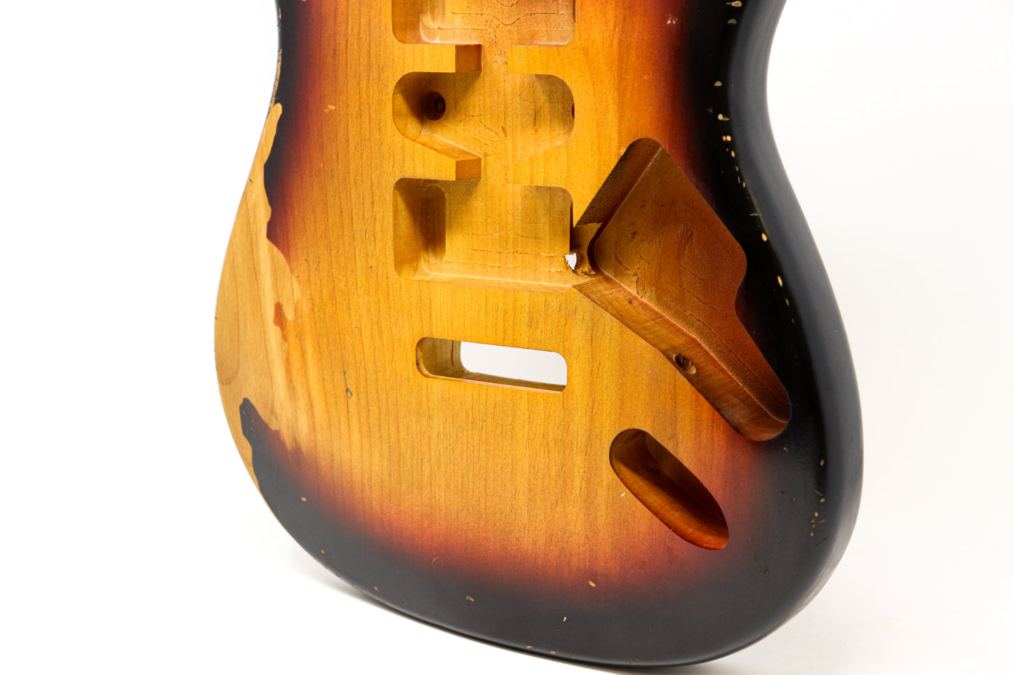 AE Guitars® S-Style Alder Replacement Guitar Body Relic Nitro Top Sunburst