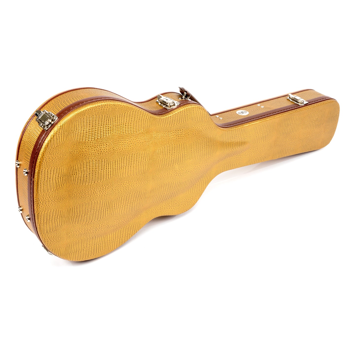 Allen Eden Alligator Leather Case w/ Leopard Interior for ES-335 Styles