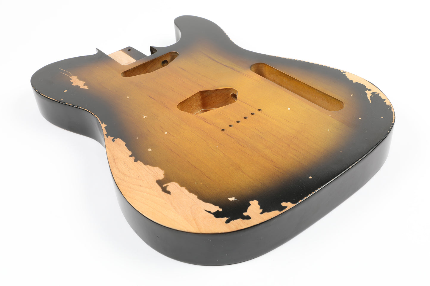 AE Guitars® T-Style Alder Replacement Guitar Body Relic Nitro Top Sunburst