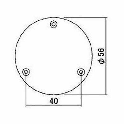 Black Toggle Switch Back Plate for LP Guitar