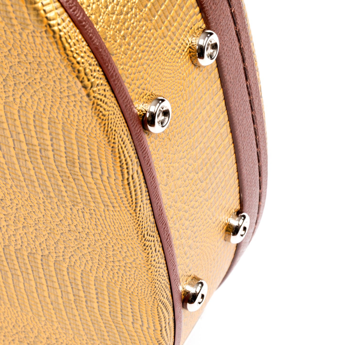 Allen Eden Alligator Leather Case w/ Leopard Interior for ES-335 Styles