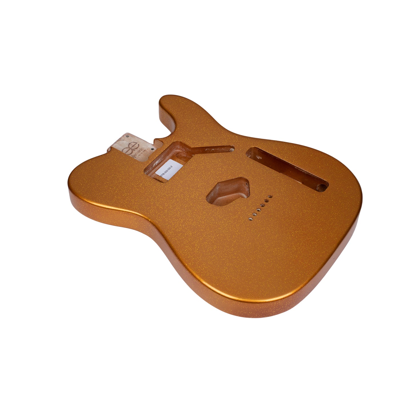 AE Guitars® T-Style Alder Replacement Guitar Body Gold Flake