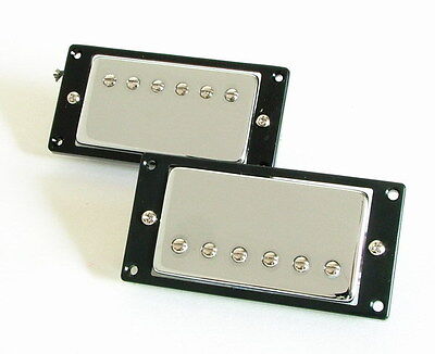 Belcat Alnico V Les Paul Humbucker Pickup Set Chrome