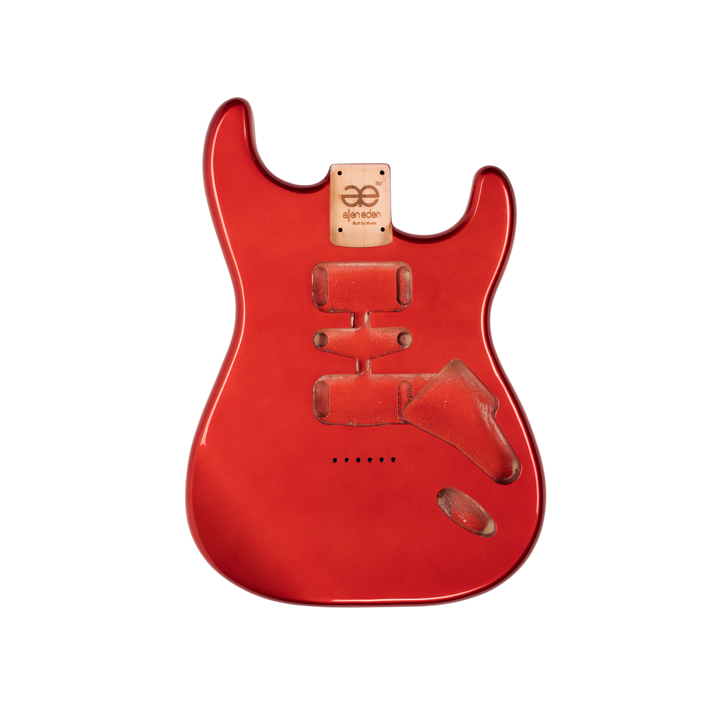 AE Guitars® S-Style Alder Replacement Guitar Body Metallic Red