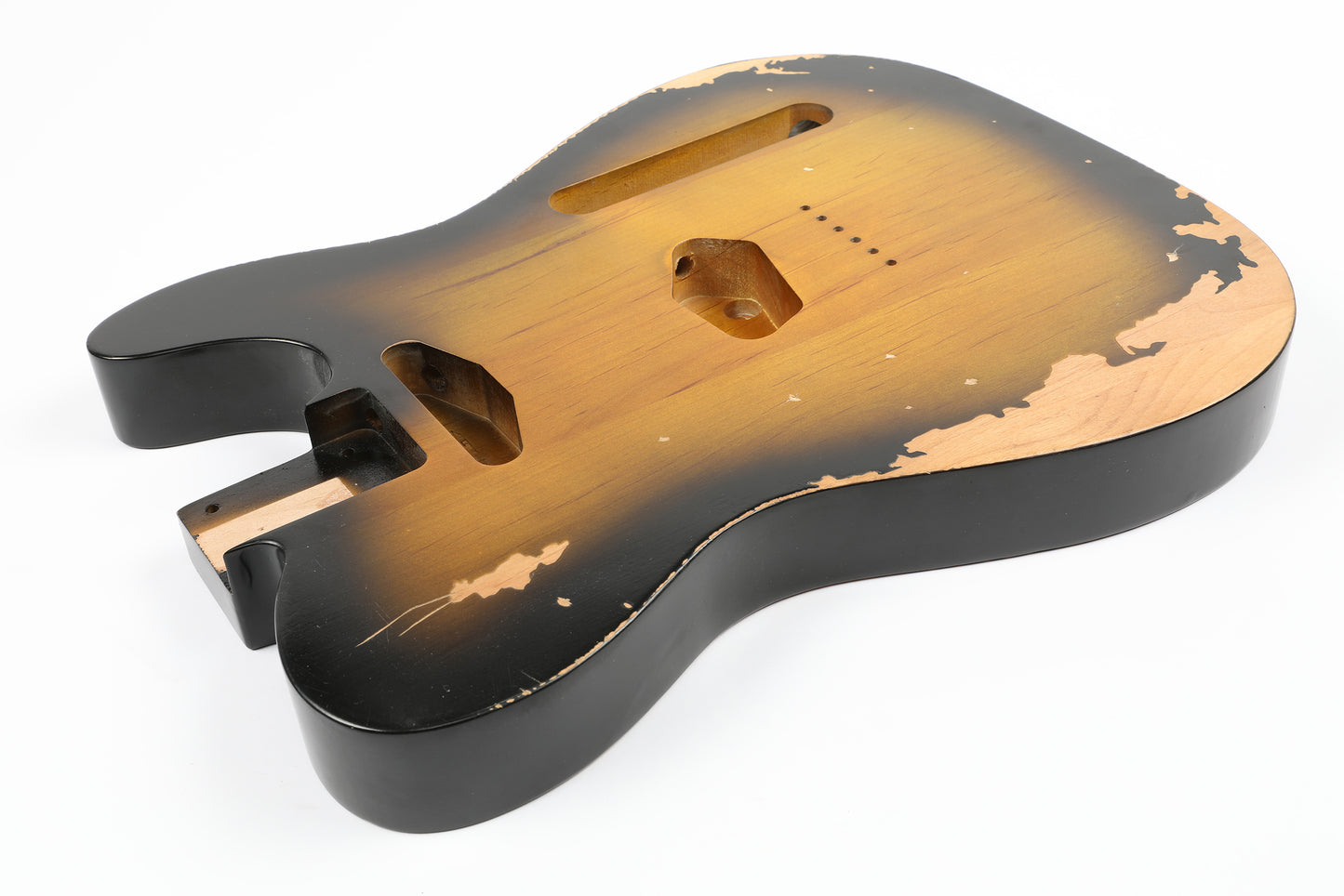 AE Guitars® T-Style Alder Replacement Guitar Body Relic Nitro Top Sunburst