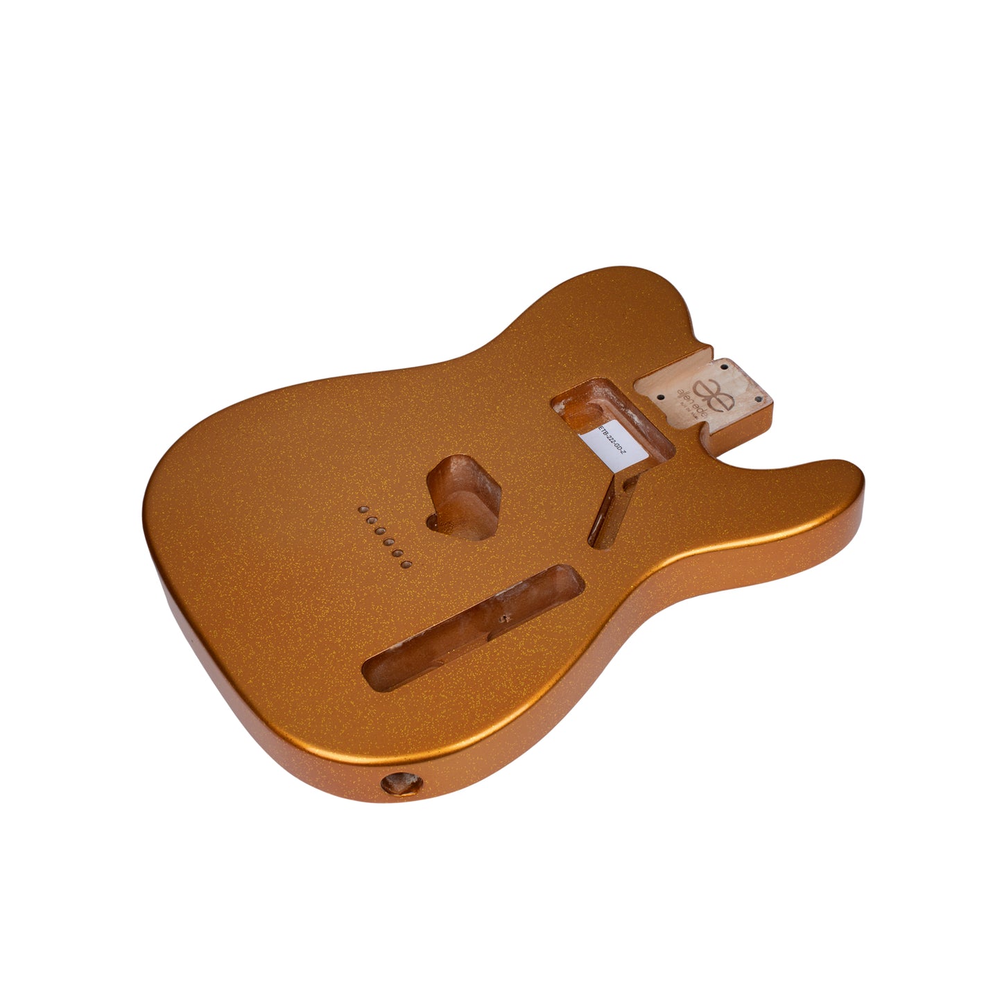 AE Guitars® T-Style Alder Replacement Guitar Body Gold Flake