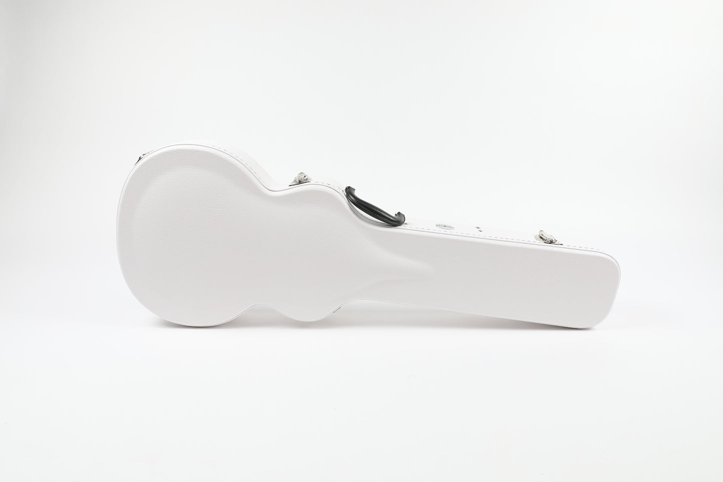 Allen Eden White Hard Shell Guitar Case for Arch Top Les Paul Styles