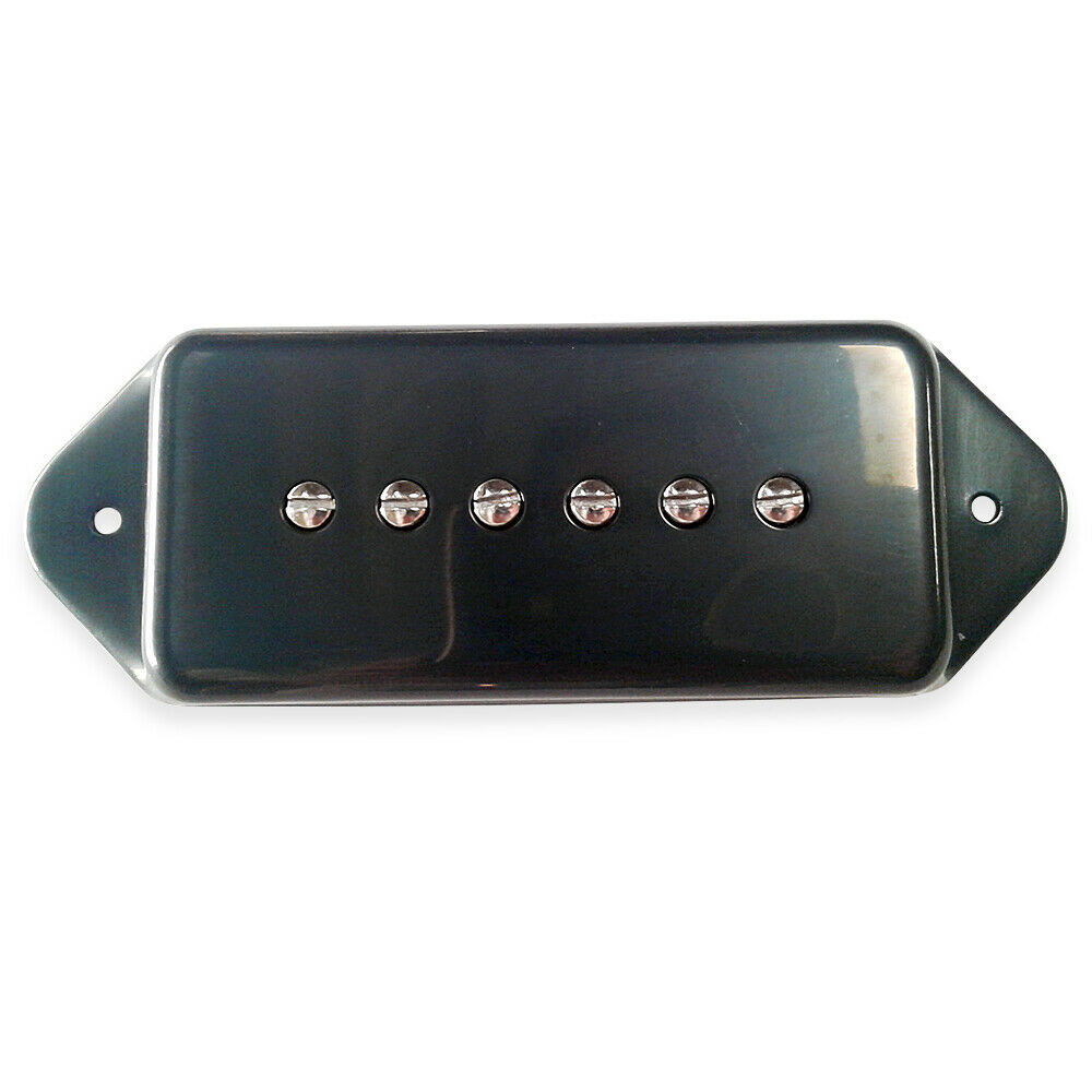 Artec Alnico 5 P90 Dog Ear Arched Pickup Set Black