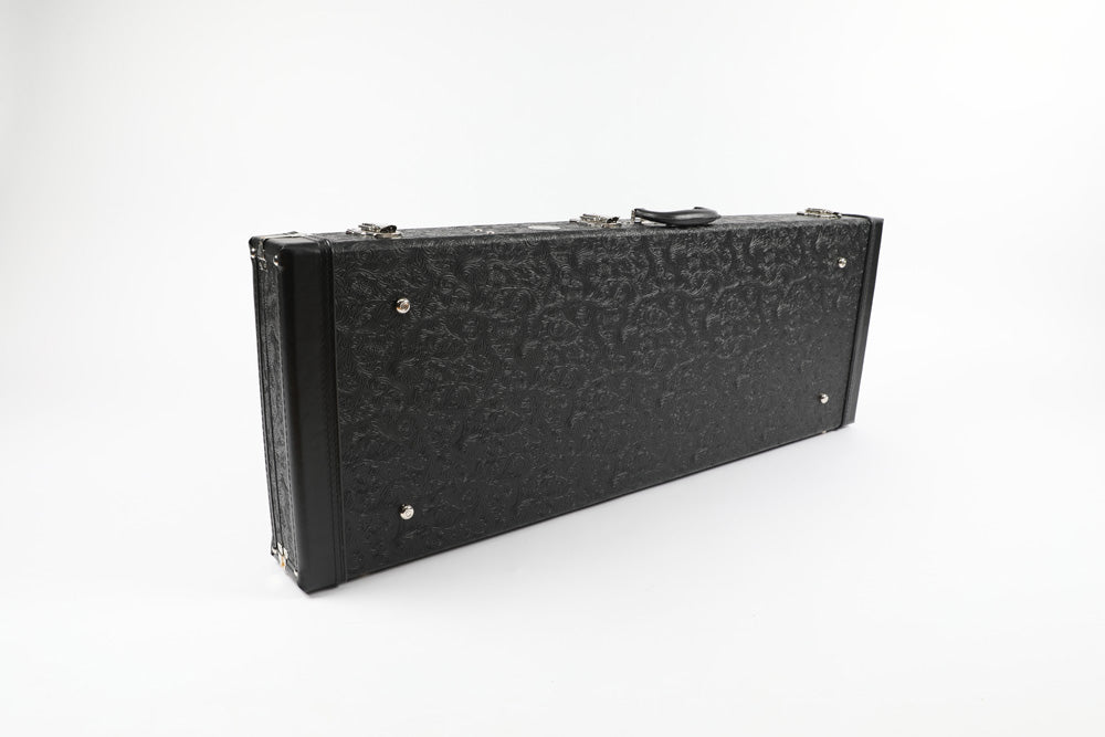 Allen Eden Paisley Embossed Tolex Hard Shell Guitar Case for Strat / Tele Styles