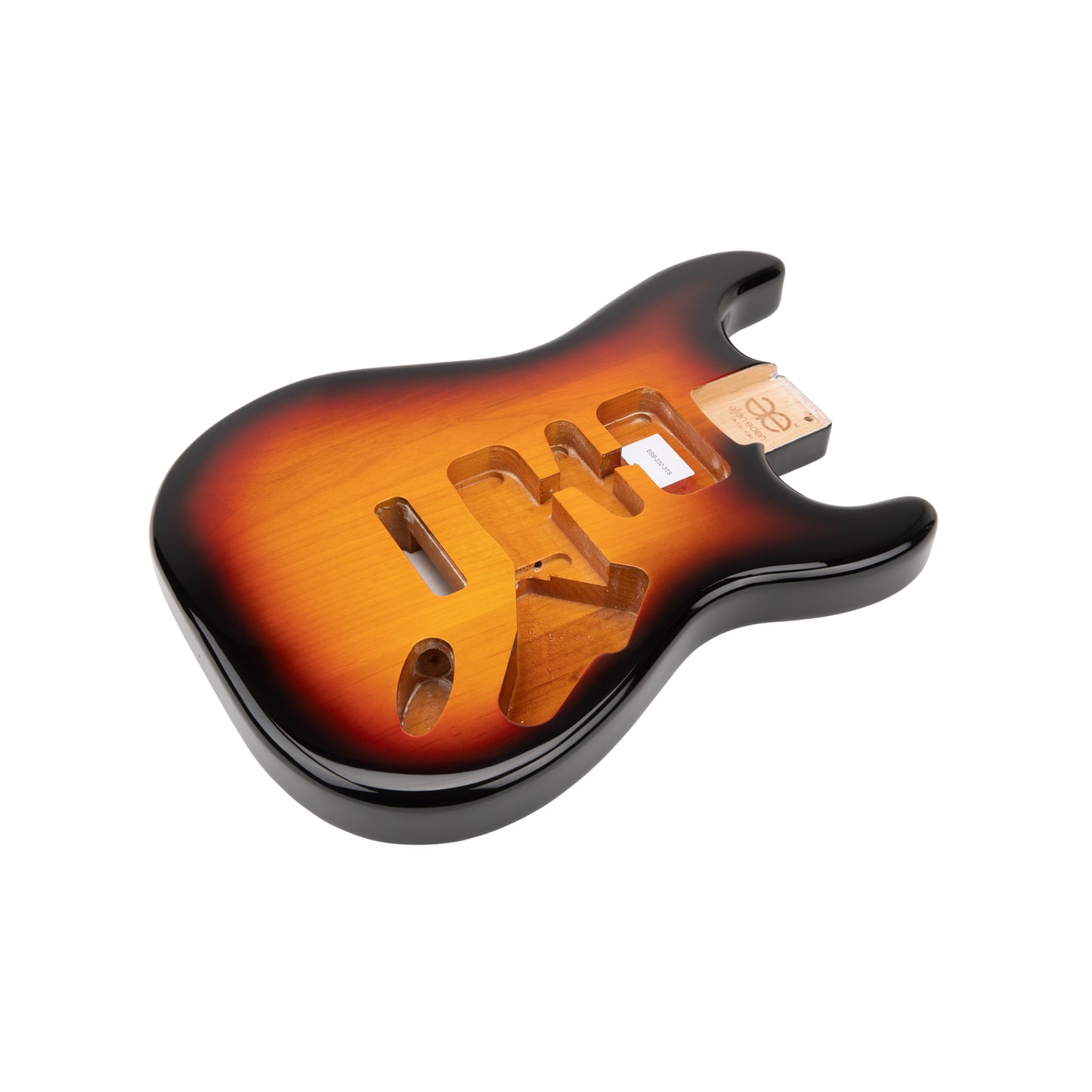 AE Guitars® S-Style Alder Replacement Guitar Body 3 Tone Sunburst