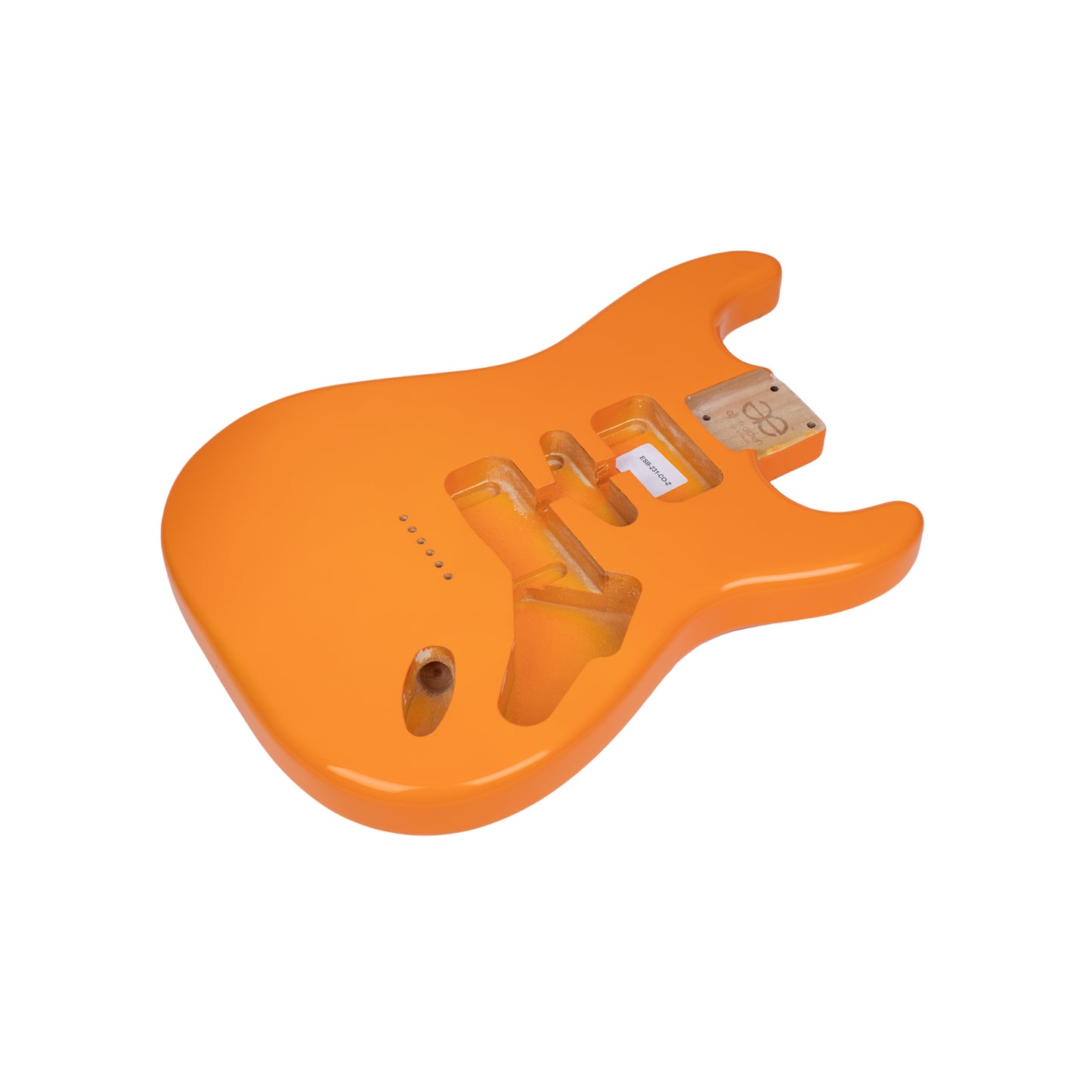 AE Guitars® S-Style Alder Replacement Guitar Body Capri Orange