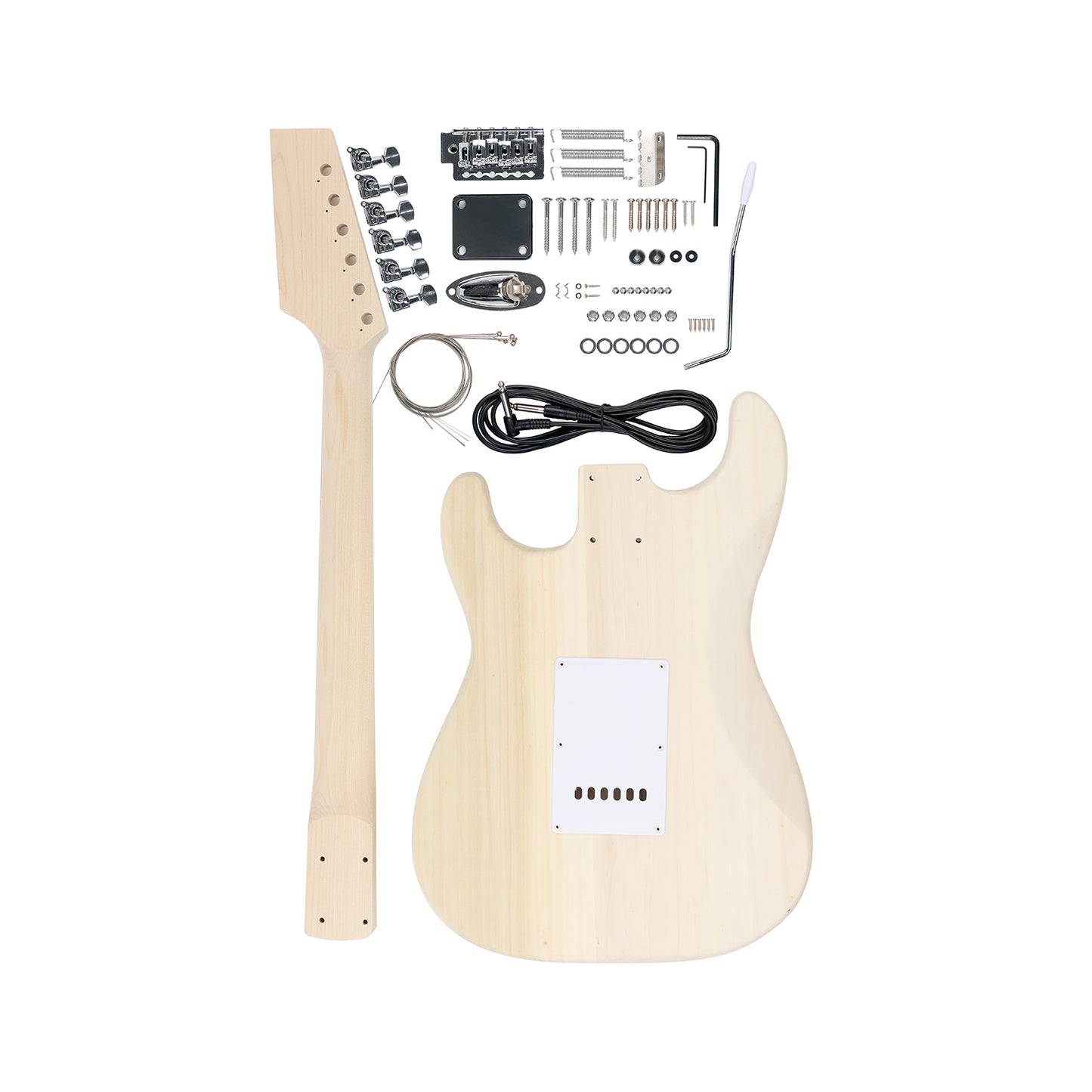 AE Guitars® Build Series Complete Guitar Kit Natural Finish