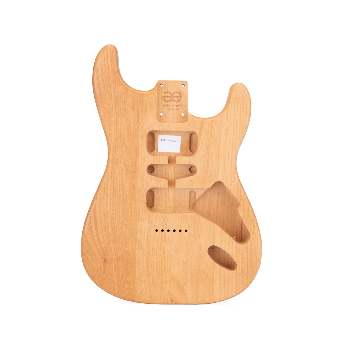 AE Guitars® S-Style Alder Replacement Guitar Body Natural