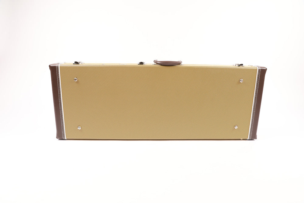 Allen Eden Tweed Hard Shell Guitar Case for Strat / Tele Styles