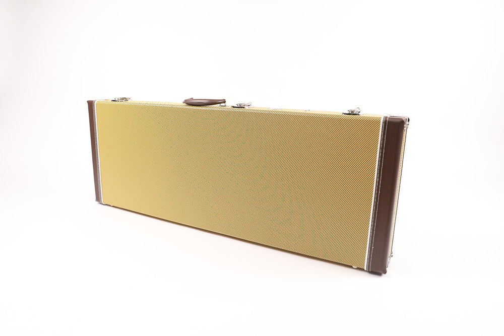 Allen Eden Tweed Hard Shell Guitar Case for Strat / Tele Styles