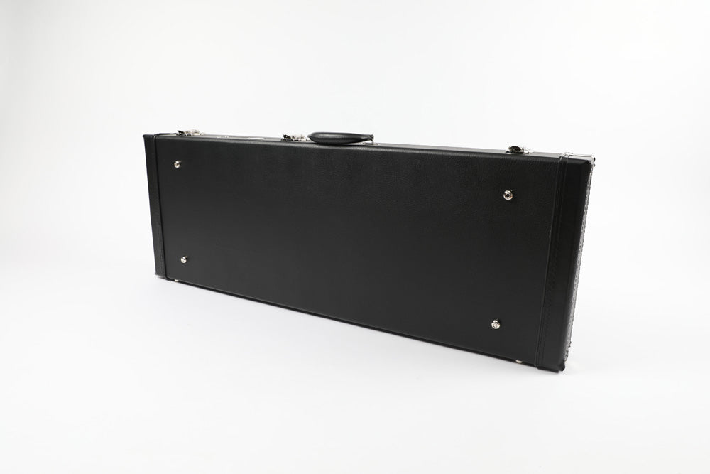 Allen Eden Black / Leopard Hard Shell Guitar Case for Strat / Tele Styles