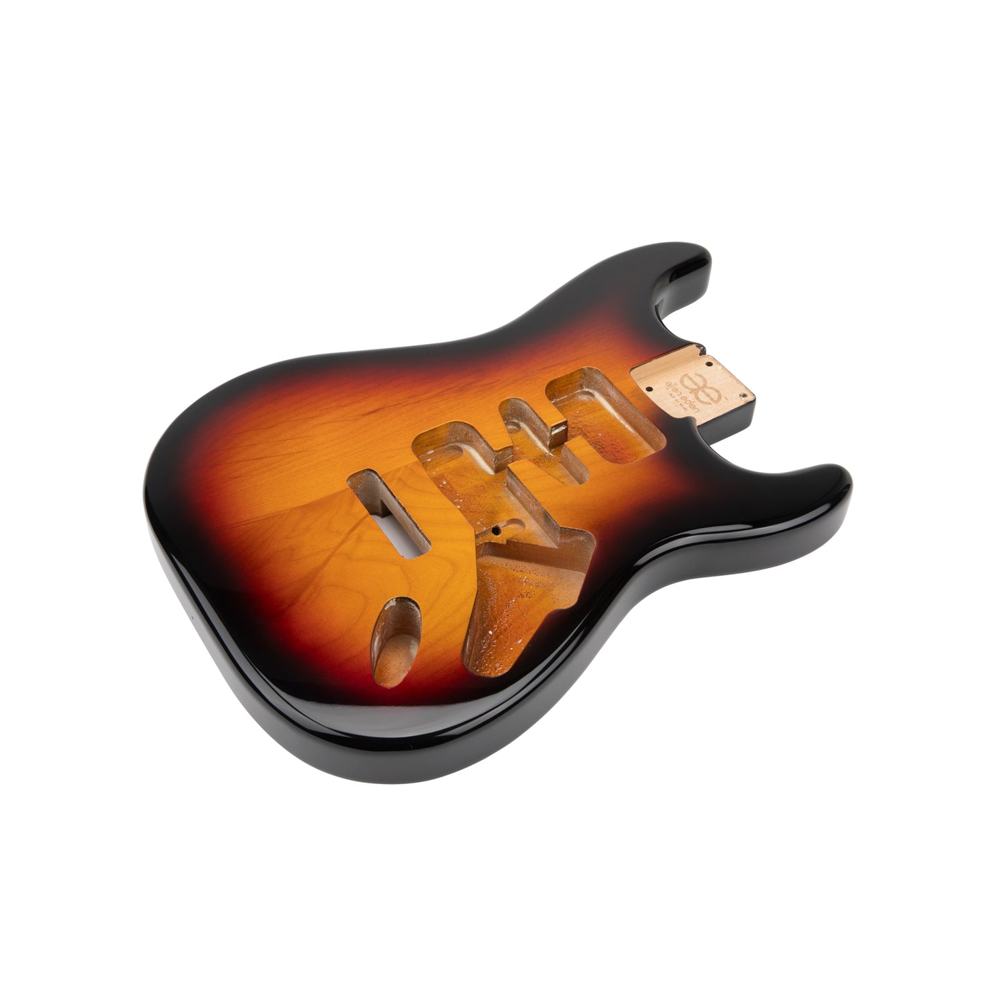 AE Guitars® S-Style Alder Nitro on Nitro Replacement Guitar Body Sunburst