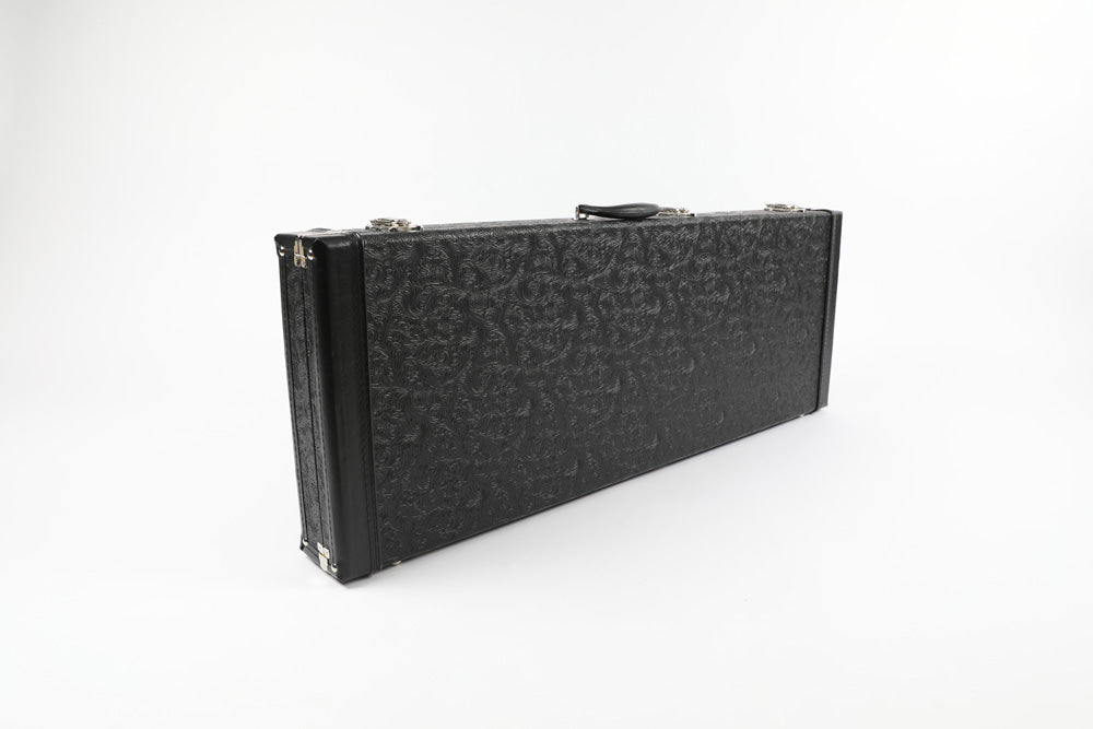 Allen Eden Paisley Embossed Tolex Hard Shell Guitar Case for Strat / Tele Styles