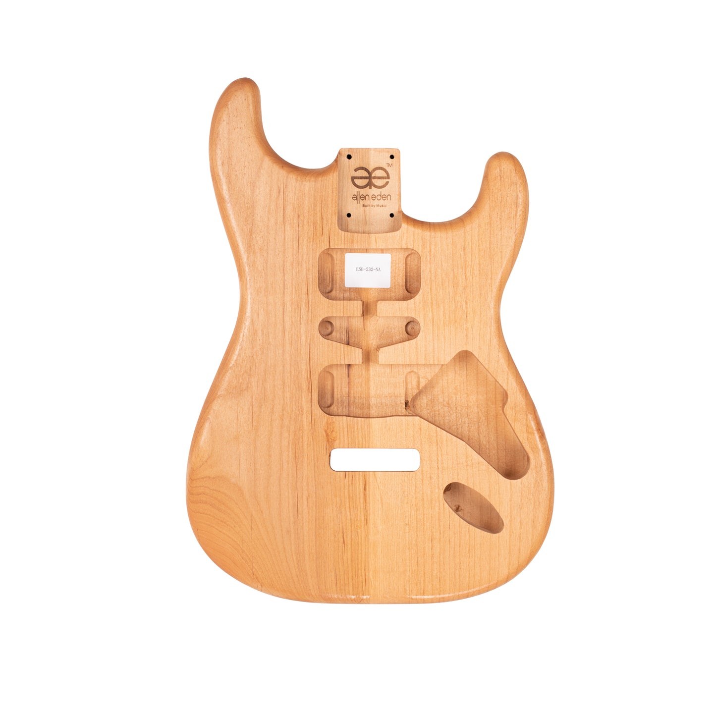 AE Guitars® S-Style Alder Replacement Guitar Body Natural