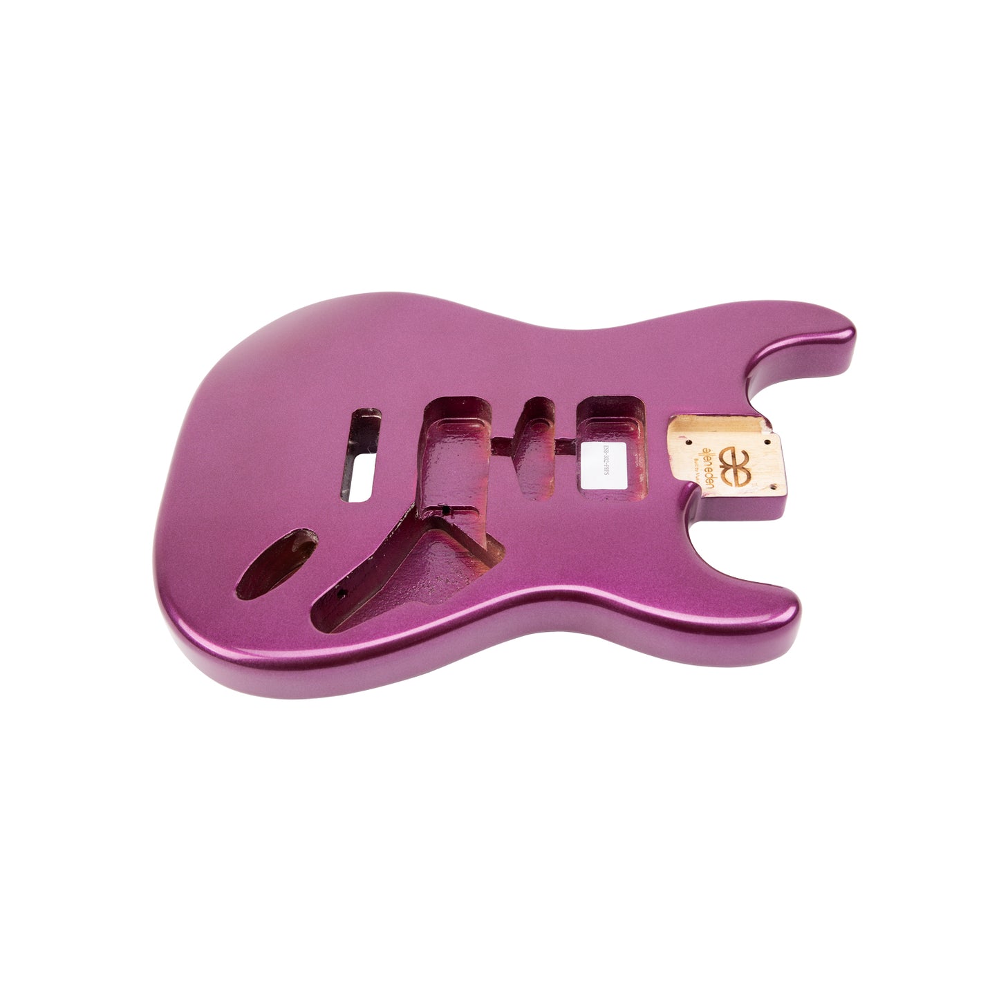 AE Guitars® S-Style Paulownia Replacement Guitar Body Purple Sparkle