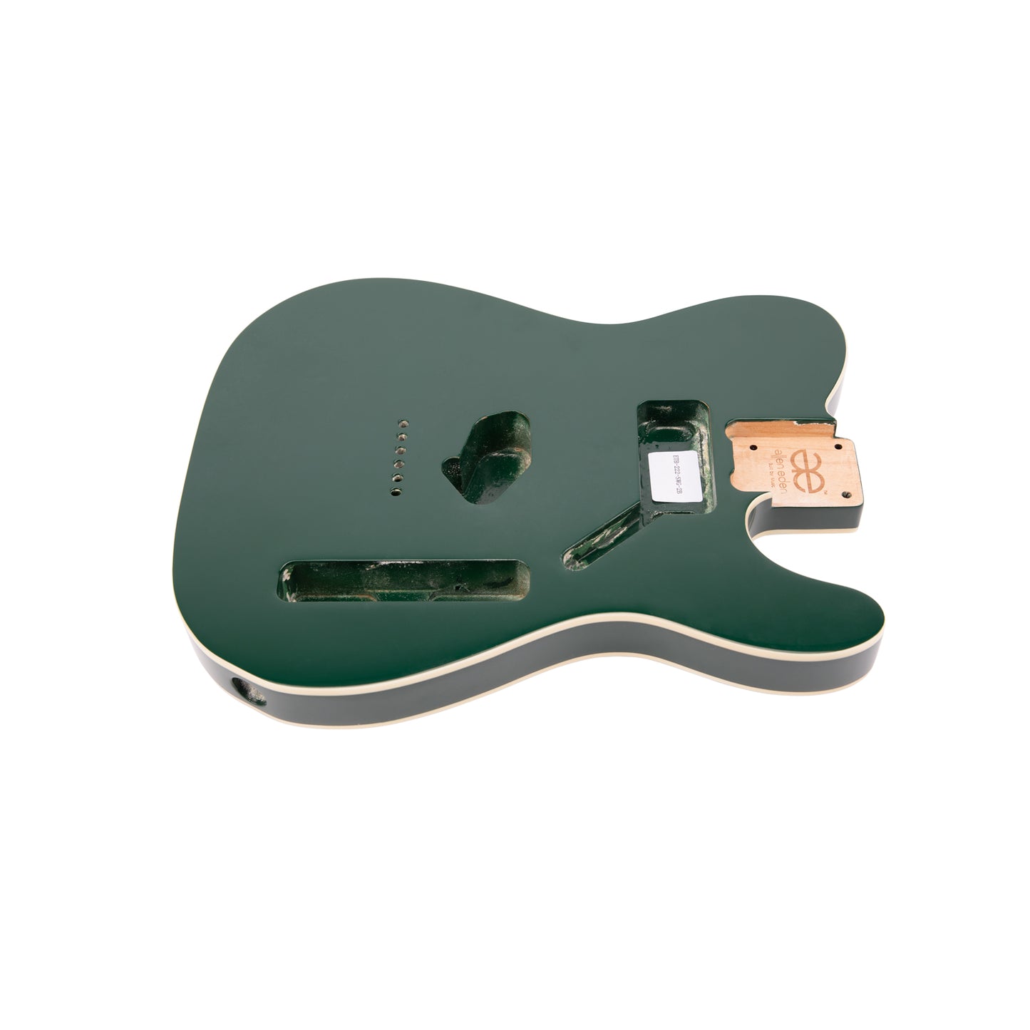 AE Guitars® T-Style Alder Replacement Guitar Body British Race Green Dbl Binding