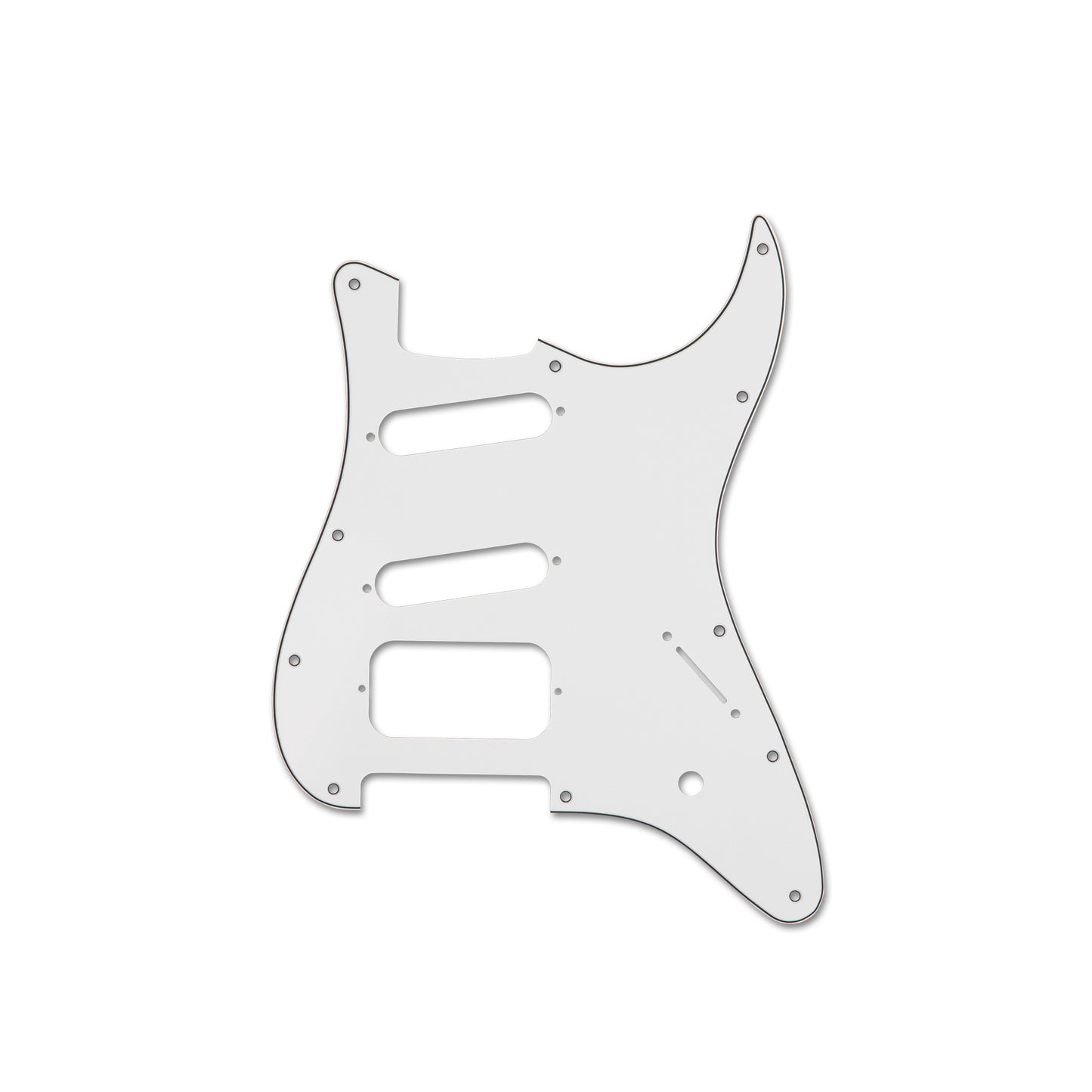 Jake E Lee Style White Pickguard for S-Style Guitar SSH