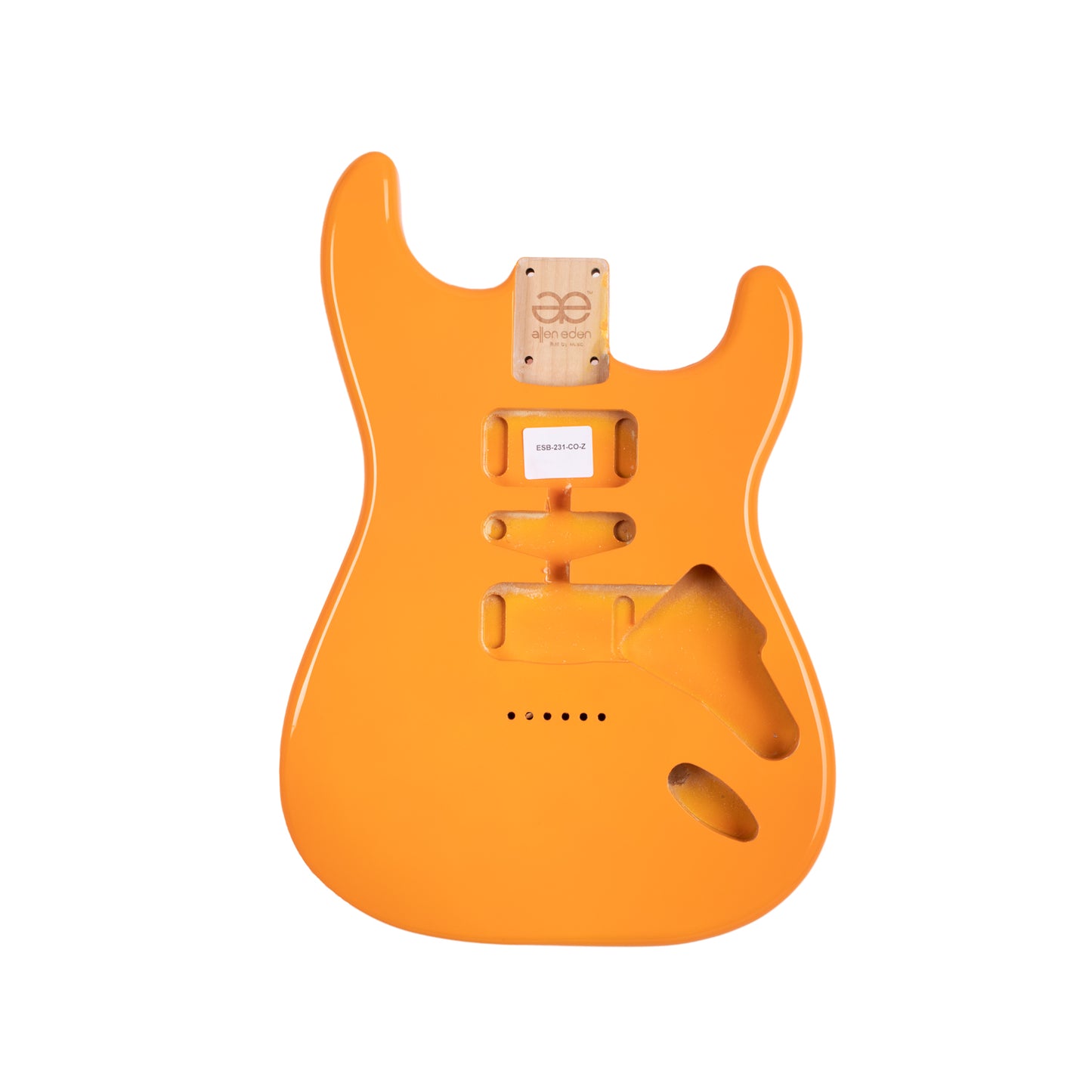 AE Guitars® S-Style Alder Replacement Guitar Body Capri Orange