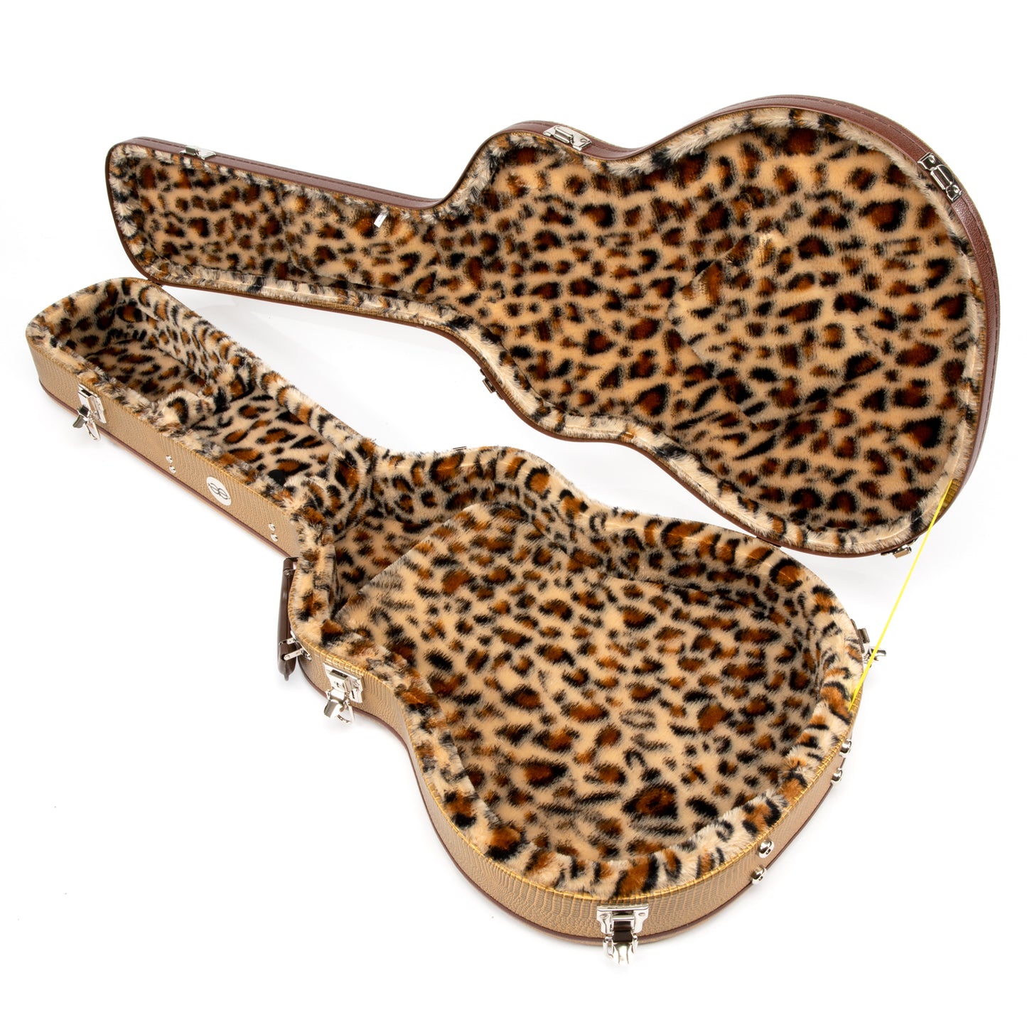 Allen Eden Alligator Leather Case w/ Leopard Interior for ES-335 Styles