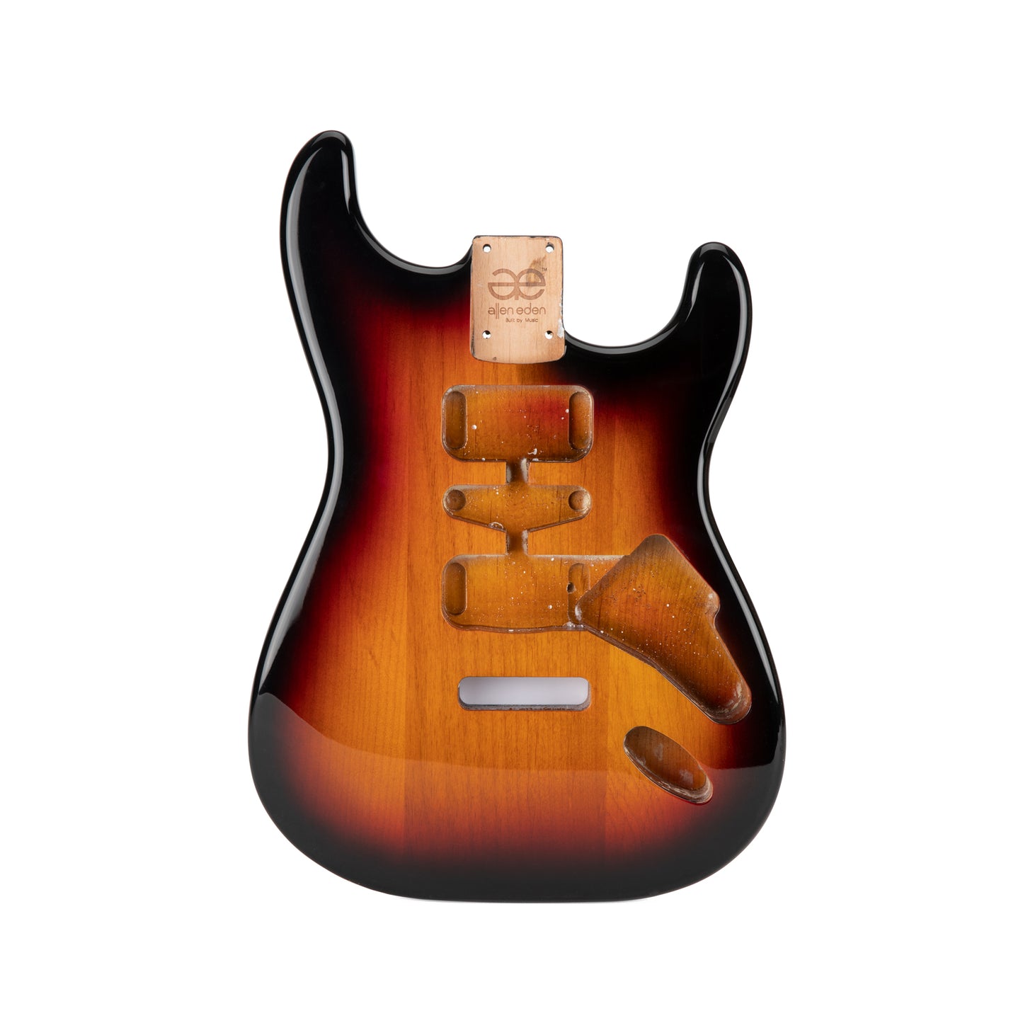 AE Guitars® S-Style Alder Nitro Top Replacement Guitar Body Sunburst