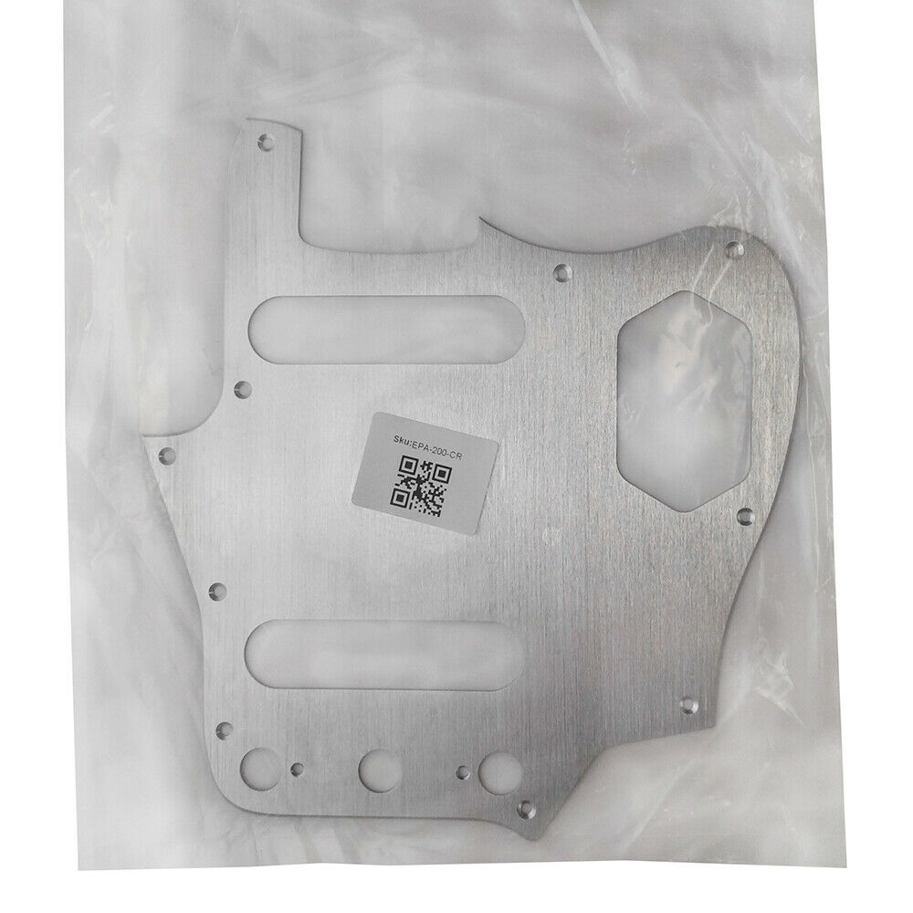 American Vintage Series Jaguar Pickguard Aluminum Chrome 10-Screw